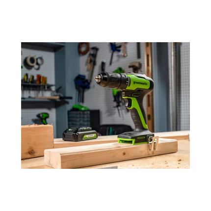 GREENWORKS 24V DRILL-DRIVER BRUSHLESS 2.0AH KIT