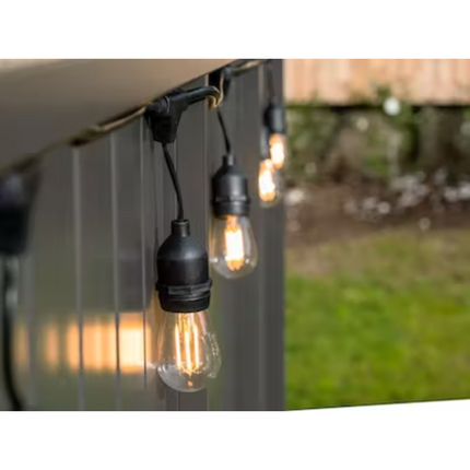 Festoon Lights LED 5m with 10 Filament Bulbs