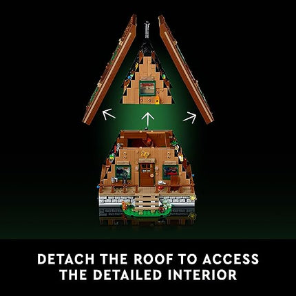 LEGO Ideas A-Frame Cabin 21338 Collectible Display Set