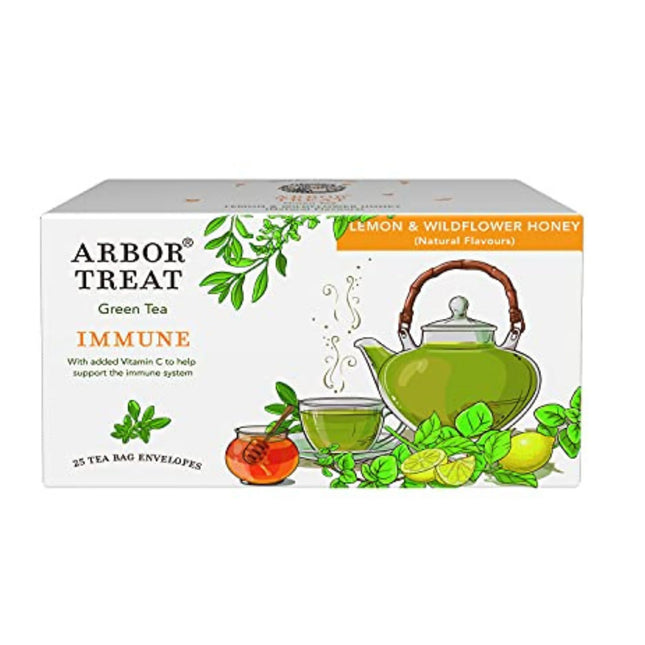 Immune - Lemon & Wildflower Honey 25 Green Tea Bags