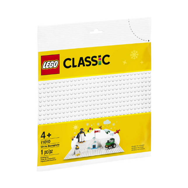 Lego 11010 White Baseplate Toy Model