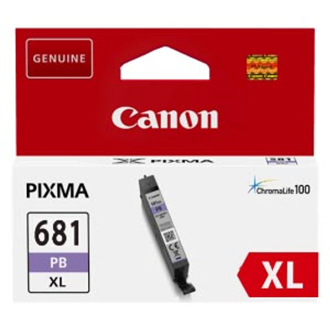 Canon CLI681XLPB Photo Blue High Yield Ink Cartridge
Features:
<div>Compatible With: TS8160, TS9160, TS8360</div>