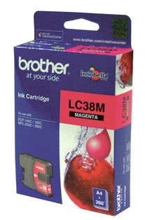 Brother LC38M Magenta Ink Cartridge
Features:
<div>Compatible With: DCP145C, DCP165C, DCP195C, DCP375CW, MFC250C, MFC255CW, MFC257CW, MFC190C, MFC295CN, Yield ~260 Pages (at 5% Coverage)</div>