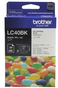 Brother LC40BK Black Ink Cartridge
Features:
<div>Compatible With: DCPJ525W, DCPJ725DW, DCPJ925DW, MFCJ430W, MFCJ432W, MFCJ625DW, MFCJ825DW, Yield ~300 Pages</div>