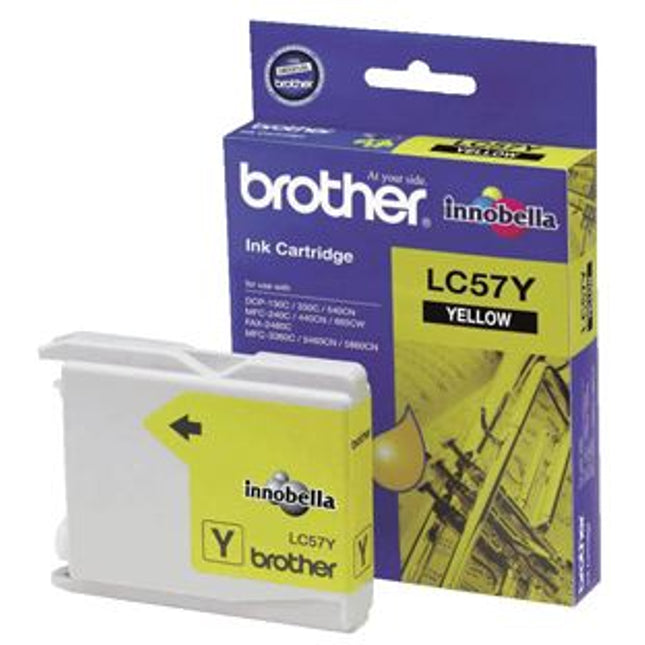 Brother LC57Y Yellow Ink Cartridge
Features:
<div>Compatible With: DCP130C, DCP330C, DCP350C, DCP540CN, DCP560CN, FAX2480C, MFC240C, MFC440CN, MFC465CN, MFC665CW, MFC685CW, MFC885CW, MFC3360C, MFC5460CN, MFC5860CN, Yield ~400 Pages (at 5% Coverage)</div>
