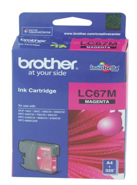 Brother LC67M Magenta Ink Cartridge
Features:
<div>Compatible With: DCP185C, DCP385C, DCP395CN, DCP585CW, DCPJ715W, DCP6690CW, MFC490CW, MFCJ615W, MFC790CW, MFC795CW, MFC990CW, MFC5490CN, MFC5890CN, MFC6490CW, MFC6890CDW, Yield ~325 Pages (at 5% Coverage)</div>