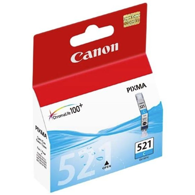 Canon CLI521C Cyan Ink Cartridge
Features:
<div>Compatible with iP3600, iP4600, iP4700, MP540, MP550, MP620, MP560, MP630, MP640, MP980, MP990, MX860, MX870, Yield ~505 Pages</div>