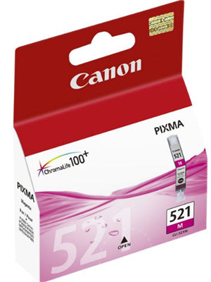 Canon CLI521M Magenta Ink Cartridge
Features:
<div>Compatible with iP3600, iP4600, iP4700, MP540, MP550, MP620, MP560, MP630, MP640, MP980, MP990, MX860, MX870, Yield ~471 Pages</div>