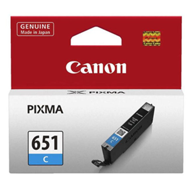 Canon CLI651C Cyan Ink Cartridge
Features:
<div>Compatible With: iP7260, iP8760, iX6860, MG5460, MG5560, MG5660, MG6360, MG6460, MG6660, MG7160, MG7560, MX726, MX926, Yield ~330 Pages</div>