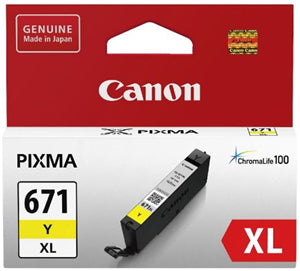 Canon CLI671XLY Yellow High Yield Ink Cartridge
Features:
<div>Compatible With: MG5760, MG5765, MG5766, MG6860, MG6865, MG6866, MG7760, MG7765, MG7766, TS5060, TS6060, TS8060, TS9060 Cartridge size - 10.8ml</div>
