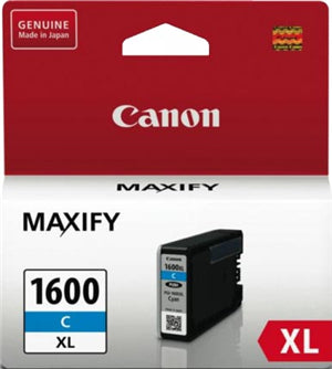 Canon PGI1600XLC Cyan High Yield Ink Cartridge
Features:
<div>Compatible with: MB2060,  MB2160,MB2360, Yield ~1020 Pages</div>