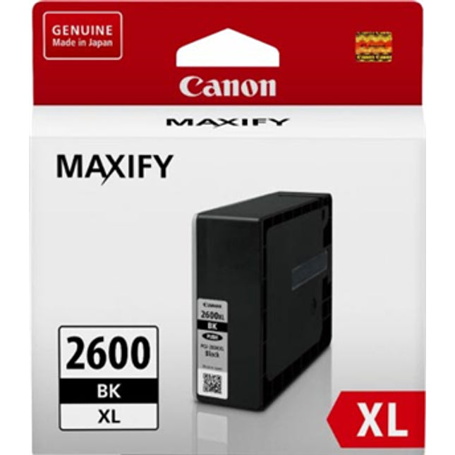 Canon PGI2600XLBK Black High Yield Ink Cartridge
Features:
<div>Compatible with: MB5060, MB5360, IB4060, MB5160, MB5460, Yield ~2500 Pages</div>