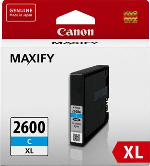 Canon PGI2600XLC Cyan High Yield Ink Cartridge
Features:
<div>Compatible with: MB5060, MB5360, IB4060, MB5160, MB5460, Yield ~1755 Pages</div>