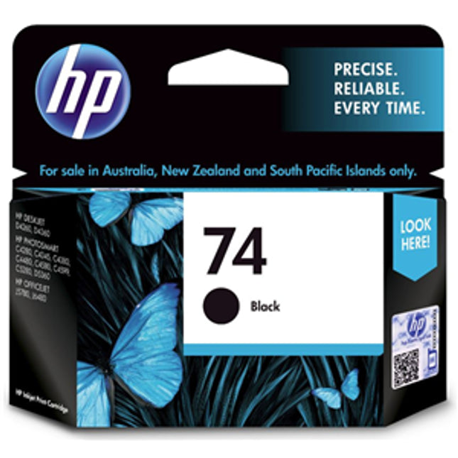 HP 74 Black Ink Cartridge
Features:
<div>Compatible With: Deskjet D4260, D4360, Photosmart C4280, C4345, C4380, C4480, C4580, C4599, C5280, D5360, Officejet J5780, J6480</div>