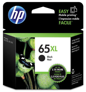 HP 65XL Black High Yield Ink Cartridge
Features:
<div>Compatible with: DeskJet 2620, 3755, 3720, Envy 5020
Yield ~300 Pages (at 5% Coverage)</div>