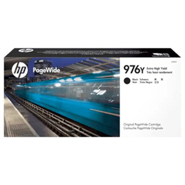 HP 976Y Black Extra High Yield PageWide Cartridge
Features:
<div>Compatible With: PageWide Pro 577dw, 577z
Yield ~17,000 pages</div>