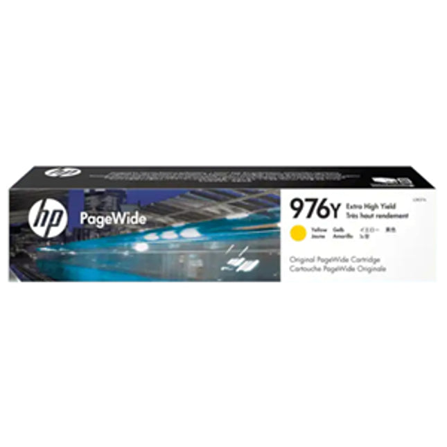 HP 976Y Yellow Extra High Yield PageWide Cartridge
Features:
<div>Compatible With: PageWide Pro 577dw, 577z
Yield ~13,000 pages</div>