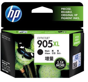 HP 905XL Black High Yield Ink Cartridge
Features:
<div>Compatible With: Officejet 6962, 6950, 6960.  Page Yield ~825 pages</div>