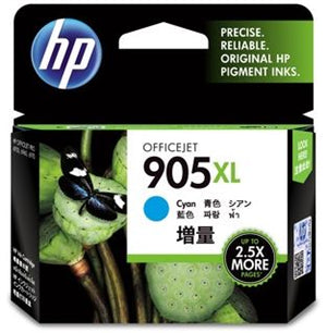 HP 905XL Cyan High Yield Ink Cartridge
Features:
<div>Compatible With: Officejet 6962, 6950, 6960.  Page Yield ~825 pages</div>