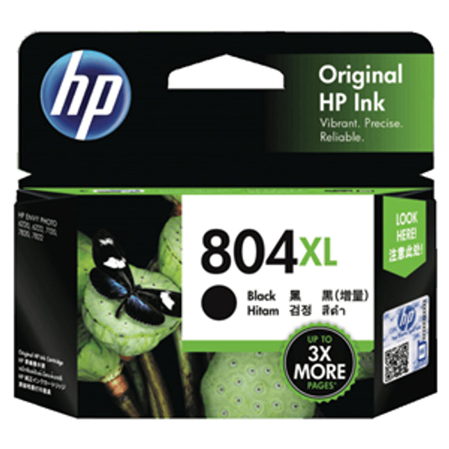 HP 804XL Black Original Ink Cartridge
Features:
<div>Compatible With: HP Envy Photo All-in-One Printers - 6220, 6222, 7120, 7820, 7822
~600 ISO Pages Yield</div>