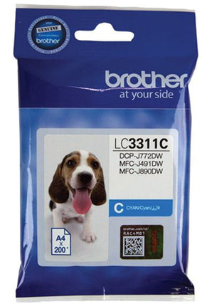 Brother LC3311C Cyan Ink Cartridge
Features:
<div>Compatible With: MFCJ491DW
Yield ~200 Pages (at 5% Coverage)</div>