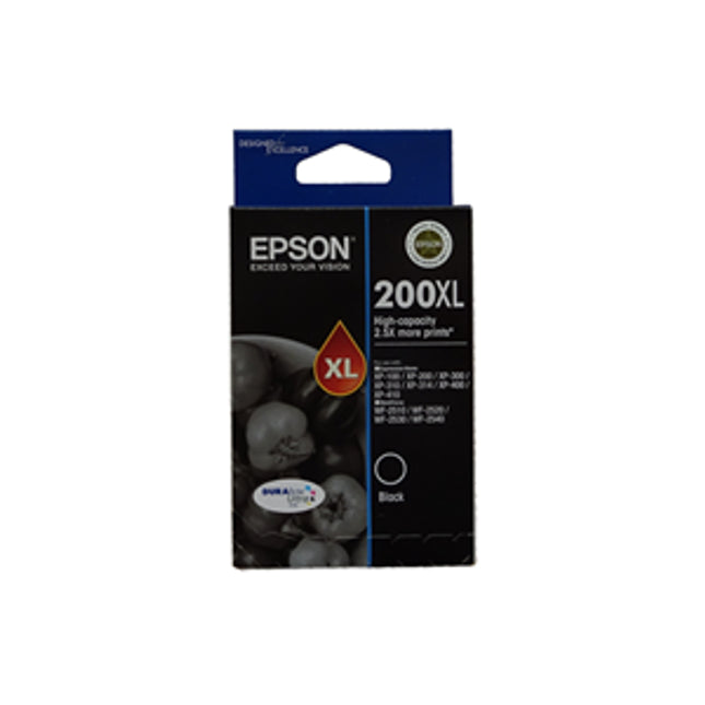 Epson 200XL Black High Yield Ink Cartridge
Features:
<div>Compatible With: Expression Home XP-300, Expression Home XP-100, Expression Home XP-400, WorkForce WF-2540, WorkForce WF-2530, Expression Home XP-200, Expression Home XP-410, Expression Home XP-310</div>