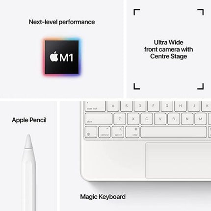 Apple iPad Pro 11" 256 GB with Pencil and Keypad Bundle