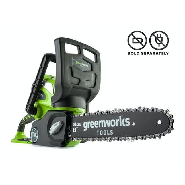 green works chainsaw g max 40 v li ion with 12 bar