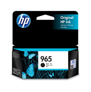HP 965 Black Ink Cartridge
Features:
<div>Yield ~1000 pages.
Compatible with OfficeJet Pro 9010, All in One 9016, 9018, 9019, 9012, 9020, 9026, 9028</div>