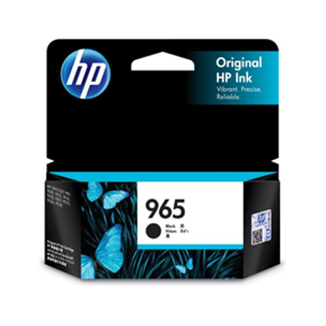 HP 965 Black Ink Cartridge
Features:
<div>Yield ~1000 pages.
Compatible with OfficeJet Pro 9010, All in One 9016, 9018, 9019, 9012, 9020, 9026, 9028</div>