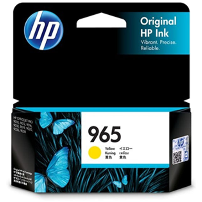 HP 965 Yellow Ink Cartridge
Features:
<div>Yield ~700 pages.
Compatible with OfficeJet Pro 9010, All in One 9016, 9018, 9019, 9012, 9020, 9026, 9028</div>