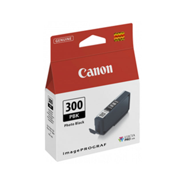 Canon PFI-300PBK Photo Black Ink Cartridge
Features:
<div>Compatible with: ImageGRAF Pro-300, PFI300PBK
This standard yield ink cartridge lasts for up to 33 A3+ pages or 303 4x6 pages at 5% coverage.</div>