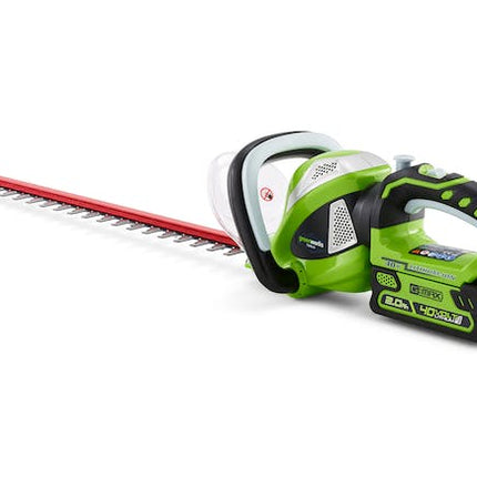green works hedge trimmer g max 40 v li ion 2 0 ah kit