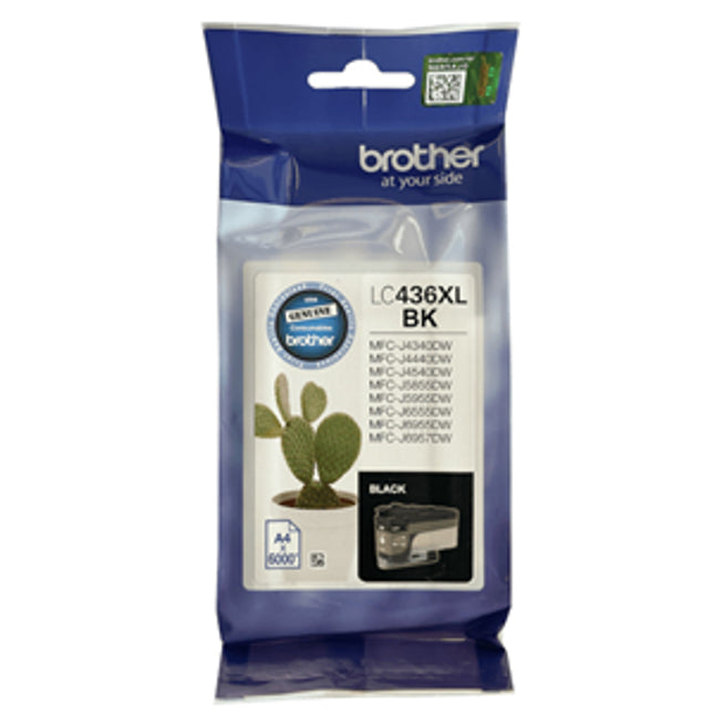 Brother LC436XLBK Black Ink Cartridge
Features:
<div>Compatible With: MFCJ4540DW, MFCJ4540DWXL, MFCJ4440DW, MFCJ4340DWXL Yield ~6000 ages</div>