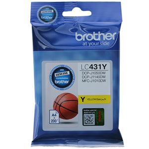 Brother LC431Y Yellow Ink Cartridge
Features:
<div>Compatible With: MFC-J1010DW, DCP-J1050DW, DCP-J1140DW ~ 200 Pages</div>