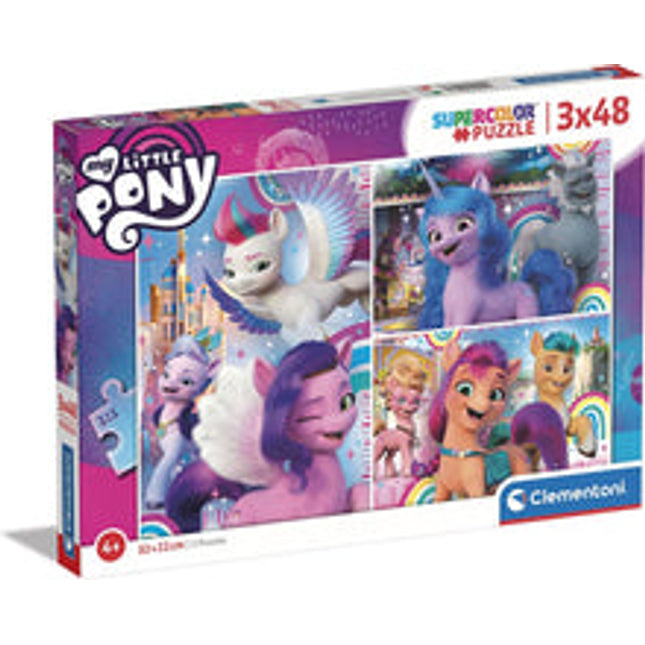 super colour 3 x 48 pc my little pony