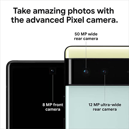 Google Pixel 6 Smart Phone 6.4" 128GB Seaform