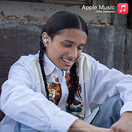 Beats Earbuds White Bluetooth, Wireless