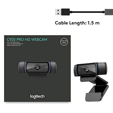 Logitech C920 Pro Webcam Black