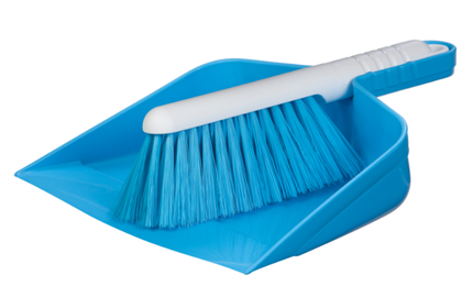 Browns Brush & Dustpan Set Blue-Each