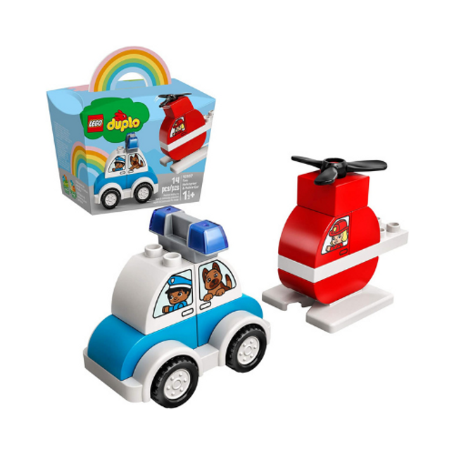 Lego 10957 Helicopter and Police car Toy Model