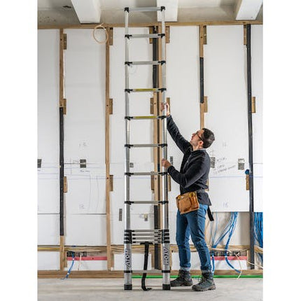 atom telescopic ladder 3 8 m