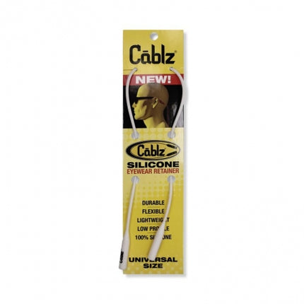 cablz sunglass retainer silicone white
