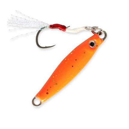 flea tungsten micro jig 14g orange