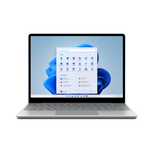 Microsoft Surface Laptop Go 1 For Home and Personal 12.4" i5 8GB Ram 256GB Windows 10 Home S Platinum