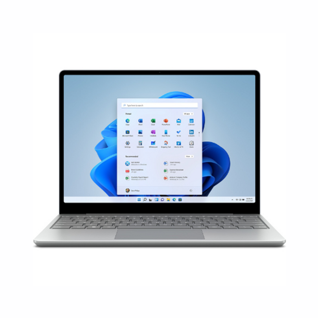 Microsoft Surface Laptop Go 1 For Business12.4" i5 8GB Ram 256GB Platinum