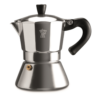 Pezzetti Bellexpress Espresso Pot Silver 3 Cups