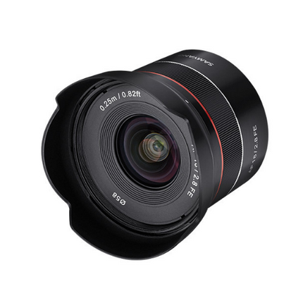 SAMYANG Camera Lens AF 18mm F2.8 Sony FE Black