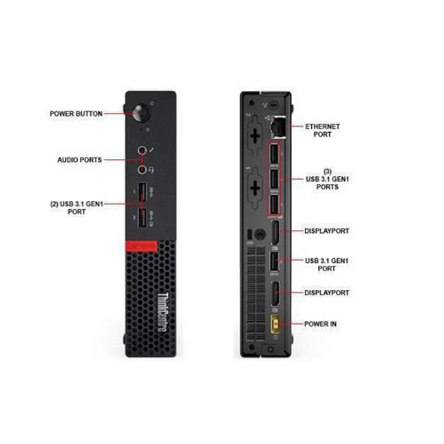 Lenovo ThinkCentre M900 Tiny Desktop PC Core i5 6500T 2.5GHz 8GB 240GB SSD