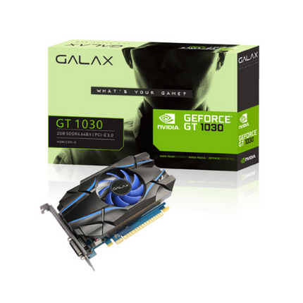 GALAX GeForce GT1030-DDR4-2GB 2GB DDR4 Graphics Card